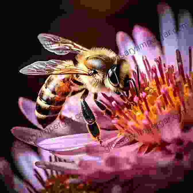 A Close Up Of A Bee Collecting Nectar From A Flower, Showcasing Its Intricate Anatomy And Colorful Body. Common Bees Of Eastern North America (Princeton Field Guides 151)