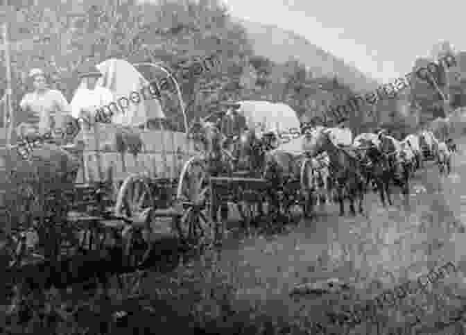 A Group Of Women Pioneers In A Covered Wagon On The Oregon Trail Peace And Friendship: An Alternative History Of The American West