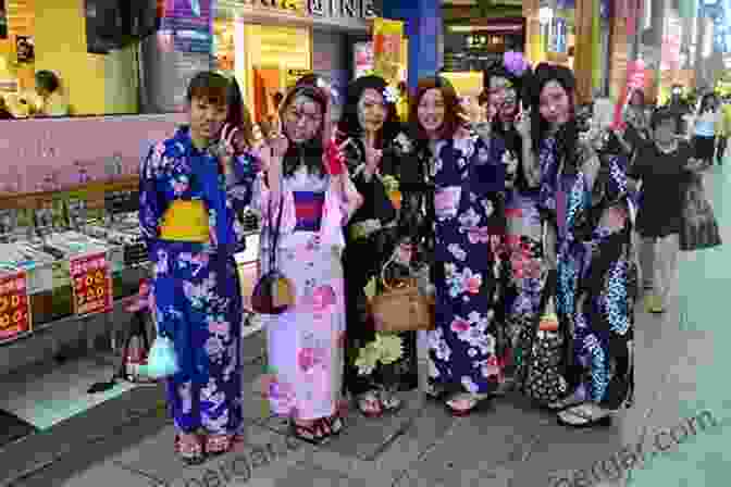 A Joyful Crowd Of People Wearing Colorful Yukata At A Summer Festival In Japan Yukata: Japanese Kimono (2024Yukata Matsuri 1)