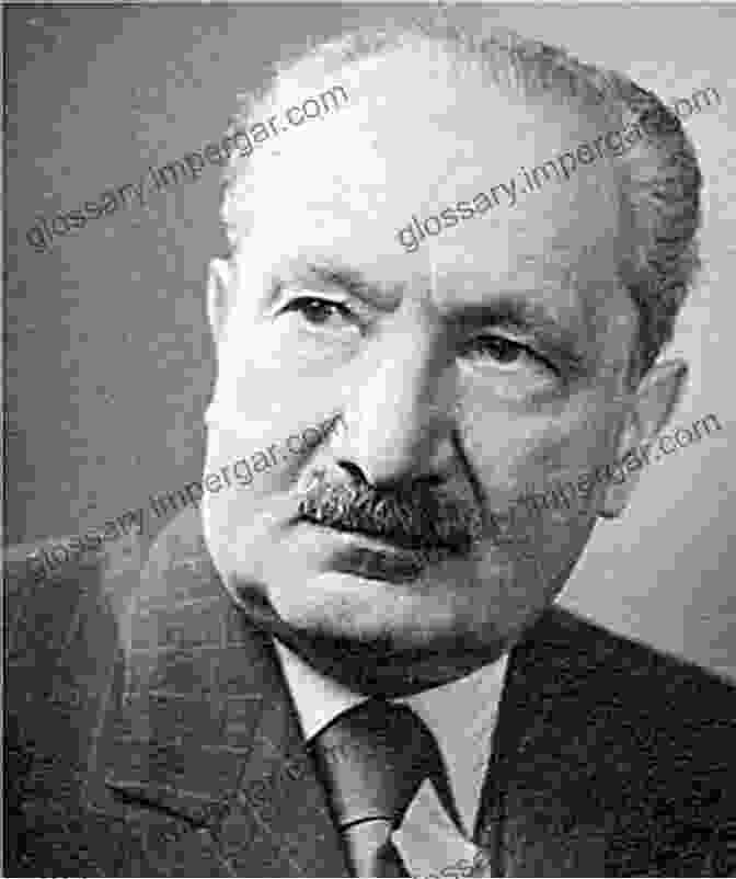 A Portrait Of Martin Heidegger, A Contemplative Philosopher Immersed In Deep Thought Amidst A Serene Forest Setting. Some Turns Of Thought In Modern Philosophy Five Essays