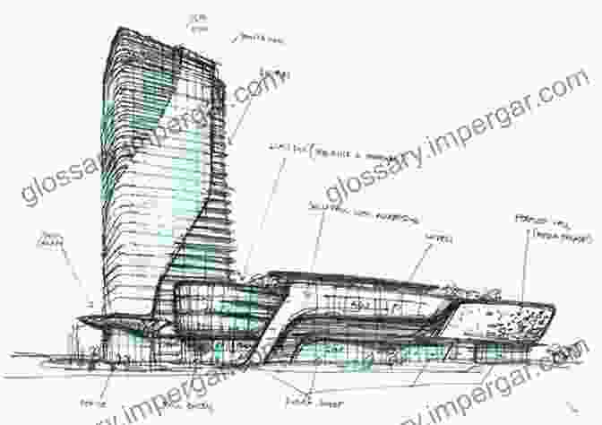 An Architect Sketching A Futuristic Design On A Blueprint. The Metropolis Of Tomorrow (Dover Architecture)