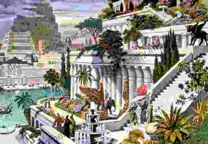 An Illustration Of The Legendary Hanging Gardens Of Babylon, Adorned With Lush Vegetation History Of Ancient Babylon George Rawlinson