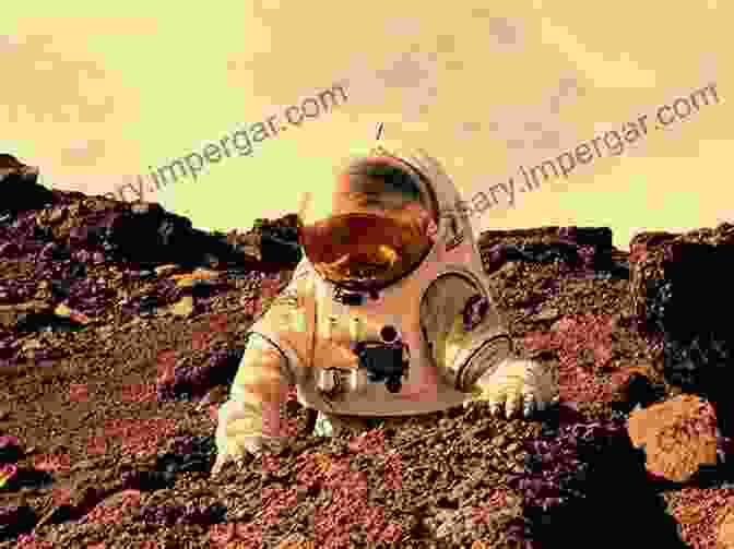 Astronaut On The Surface Of Mars Mars The Living Planet Gene Logsdon