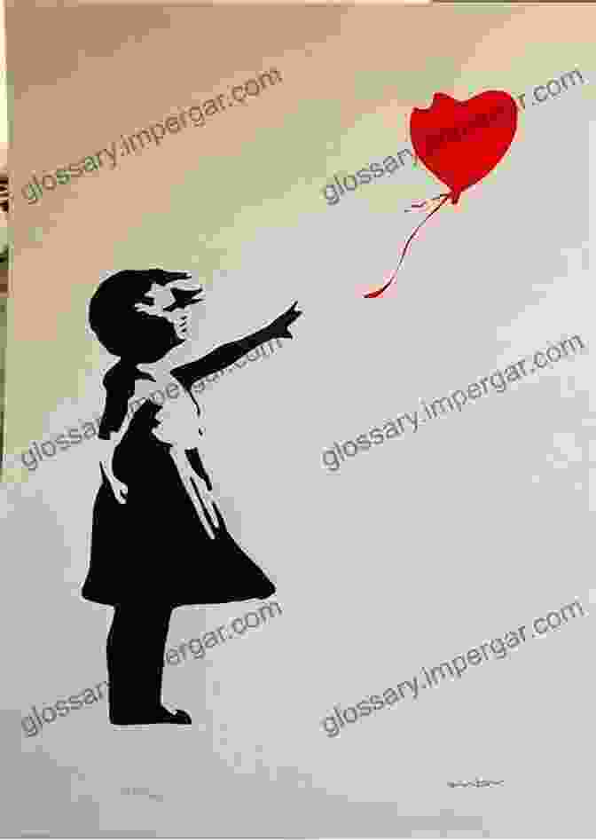 Banksy Deal Series In Bomb Love Artwork Depicting A Young Girl Holding A Heart Shaped Balloon With A Suspended Bomb Attached Art Banksy Deal Series: 4 In 1