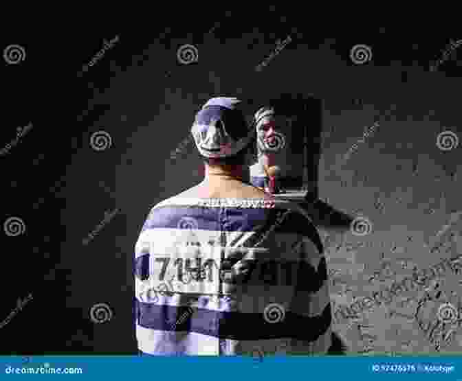 Close Up Of A Prisoner's Face, His Eyes Reflecting Both Fear And Resolve Hard Time: Image Orlando Ribeiro