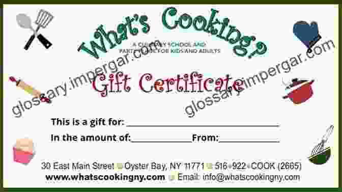 Gift Certificate For A Cooking Class Unique Christmas Gift Ideas (How To Have Your Merriest Christmas Ever)