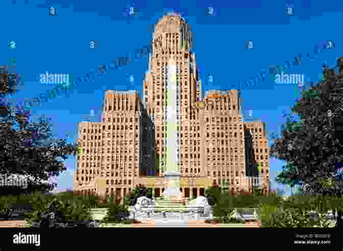 Grand Facade Of Buffalo City Hall, Adorned With Intricate Stonework And Sculptures Western New York And The Gilded Age (Vintage Images)