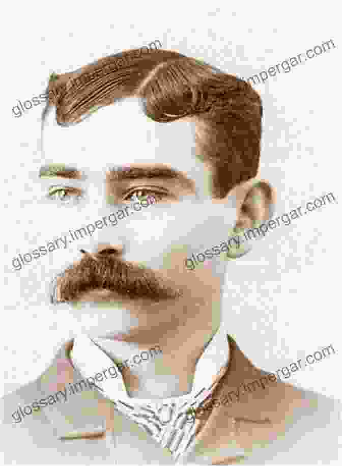 Historical Portrait Of A Man With An Extravagant Mustache, Illustrating The Evolution Of Mustache Styles Through Time. The Moustache Grower S Guide Lucien Edwards