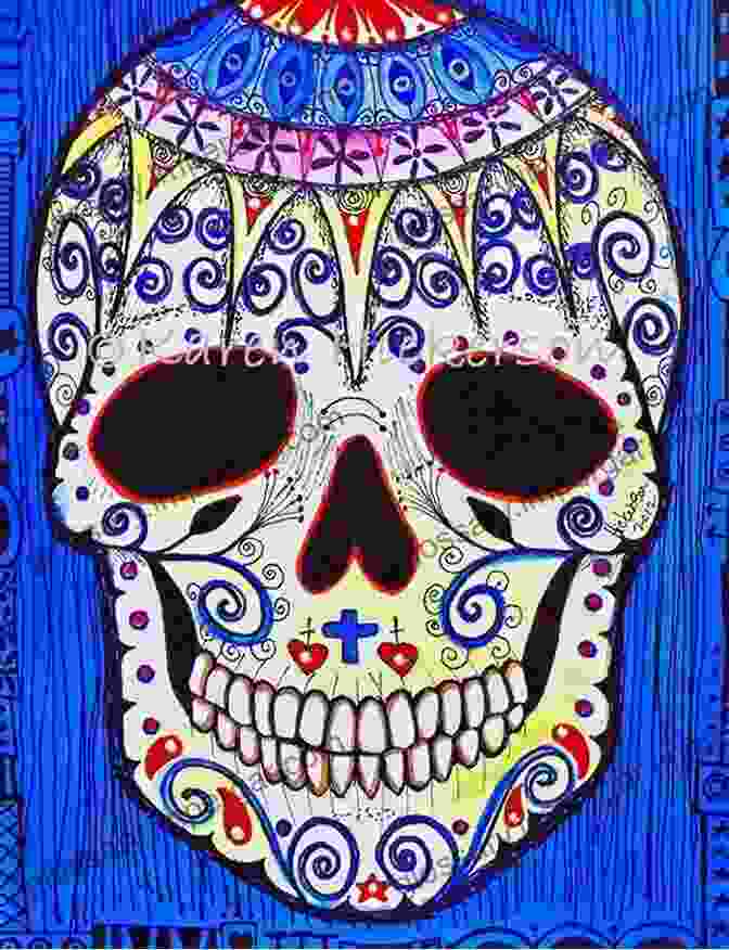 Modern Mexican Skull Art Collection MODERN MEXICAN SKULL ART Parody Caricatures Collectible Folk Drawings Inspired From: Revolutionary History Culture Sugar Skulls Hats Skeletons Fashion Day Of The Dead (GRACE DIVINE DRAWINGS)