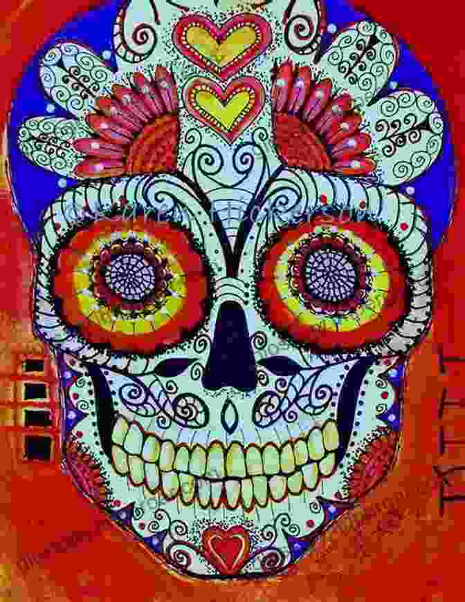 Modern Mexican Skull Art With Pop Culture References MODERN MEXICAN SKULL ART Parody Caricatures Collectible Folk Drawings Inspired From: Revolutionary History Culture Sugar Skulls Hats Skeletons Fashion Day Of The Dead (GRACE DIVINE DRAWINGS)