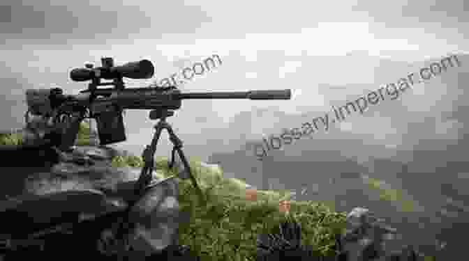 Panoramic View Of Sniper Overlooking A Vast Battlefield, His Rifle Pointing Towards A Distant Target The Greatest Stories Never Told: Snipers