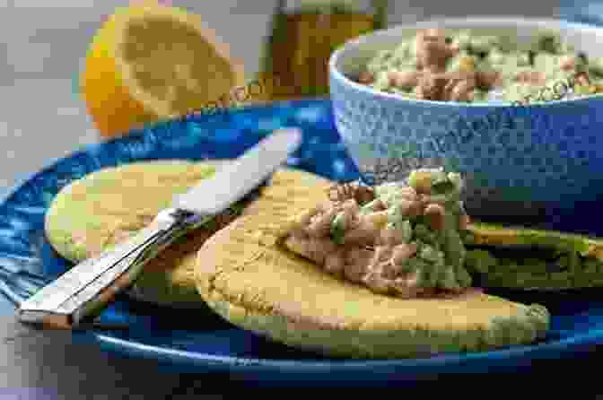 Savory Melitzanosalata Spread On Pita Bread Greek Cookbook Series: Delicious Greek Appetizers: Delicious Homemade Greek Appetizer Recipe One Can Make From Scratch With Detailed Instructions For (General Cookbook Healthy Appetizers