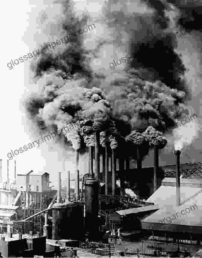 Smokestacks Of The Lackawanna Steel Plant, Belching Plumes Of Smoke Into The Sky Western New York And The Gilded Age (Vintage Images)