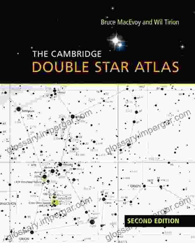 The Cambridge Double Star Atlas Cover Features A Stunning Night Sky With Double Stars Highlighted. The Cambridge Double Star Atlas