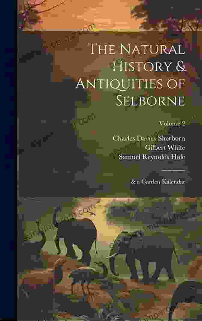 The Natural History And Antiquities Of Selborne Book Cover, Showcasing A Tranquil Countryside Landscape Adorned With A Vintage Vignette Of Gilbert White Observing A Bird History Of Selborne Gilbert White