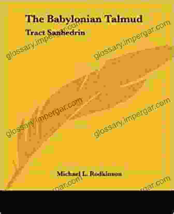 The New Edition Of The Babylonian Talmud Tract Sanhedrin Book Cover New Edition Of The Babylonian Talmud: Tract Sanhedrin