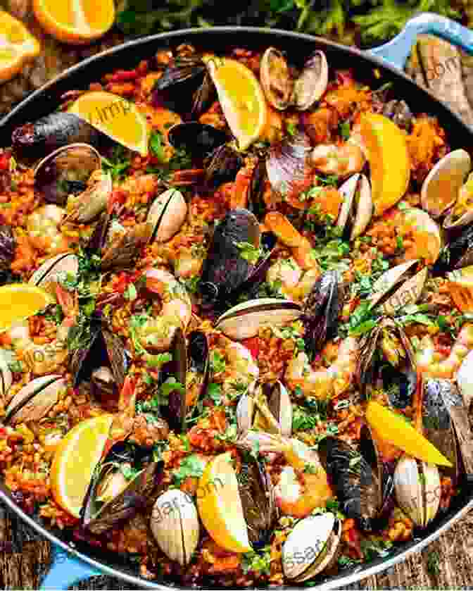 Traditional Spanish Paella With Seafood And Vegetables Costa Del Sol: Marbella (50 Images)