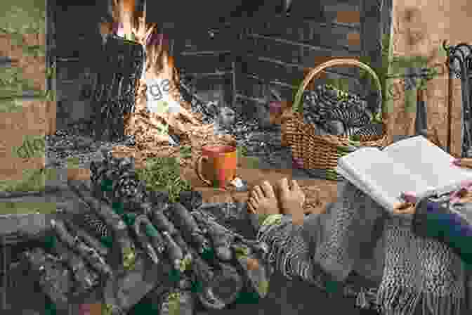 Woman Reading By A Cozy Fireplace, Immersed In The Pages Of The Book Managing Archaeological Landscapes In Northumberland: Till Tweed Studies Volume 1